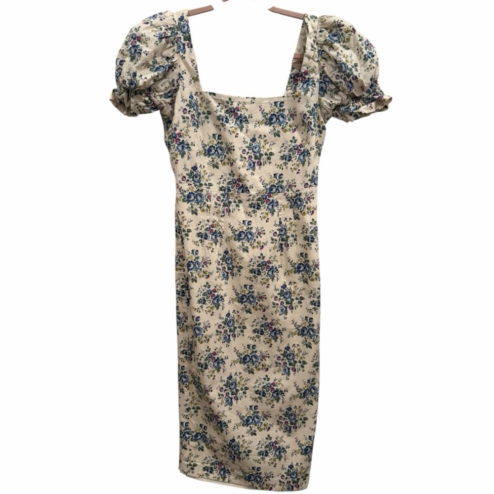 Hyacinth house Tuckernuck Esther floral midi dress size XS - Picture 5 of 11
